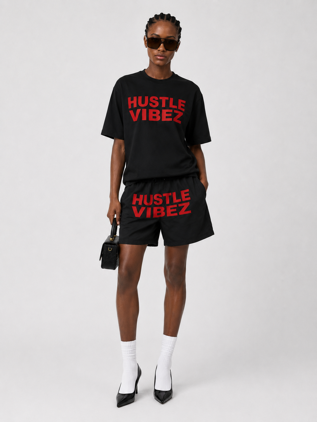 Hustle Vibez Signature Set – Black/Red( LIMITED)