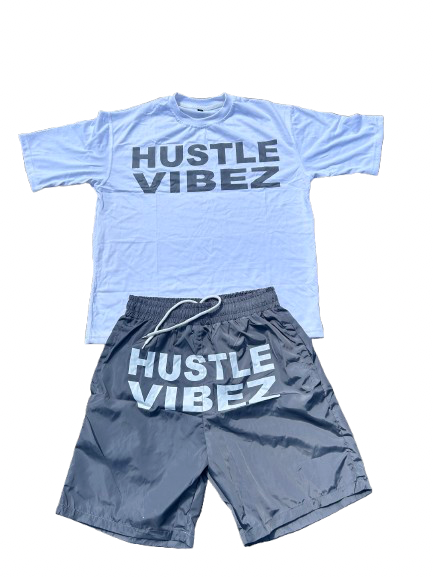 Hustle VIBEZ Signature Set – White/Gray