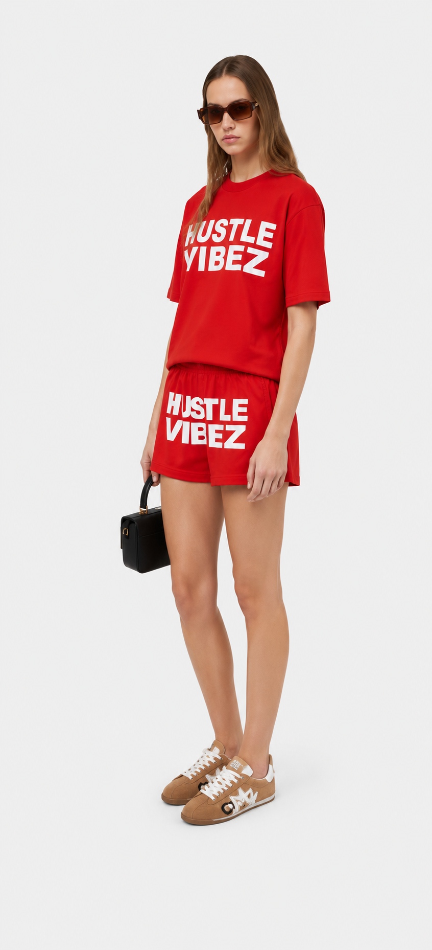 Hustle Vibez Signature Set – Red/White( LIMITED)