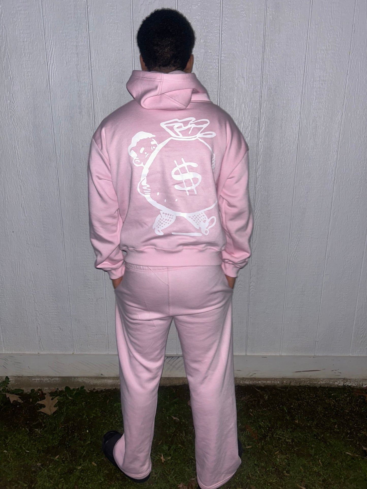 Hustle Vibez Winter Set – Pink / White