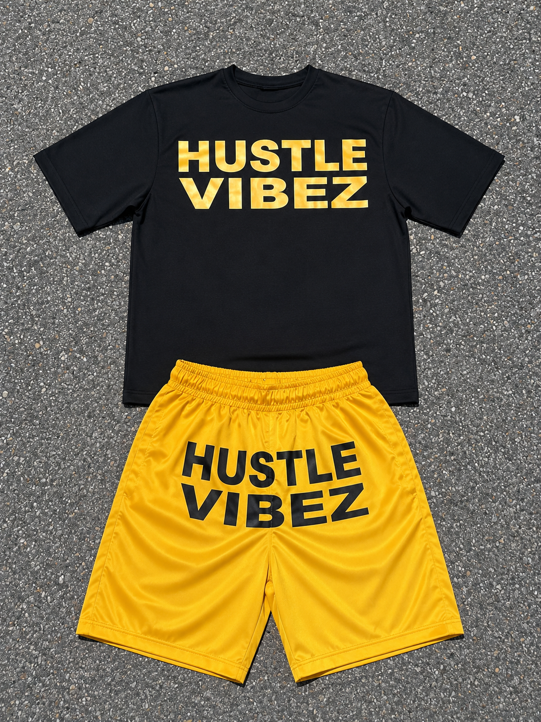 Hustle Vibez Signature Set – Black/yellow ( LIMITED)