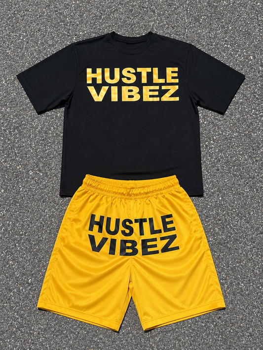 Hustle Vibez Signature Set – Black/yellow ( LIMITED)