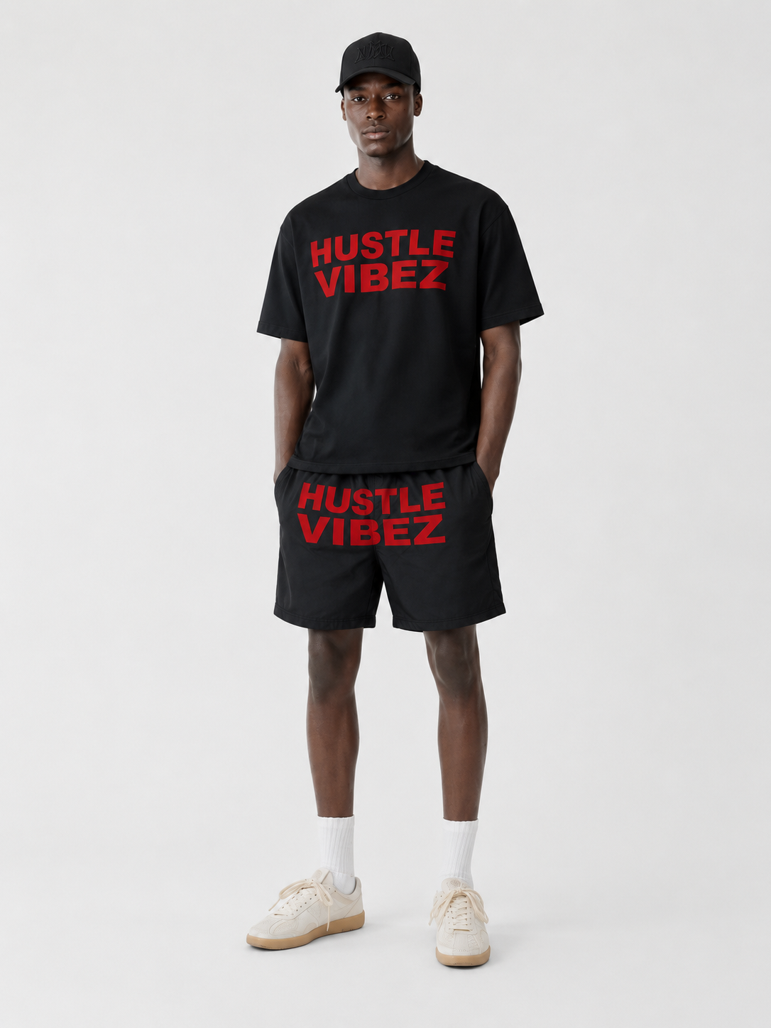 Hustle Vibez Signature Set – Black/Red( LIMITED)