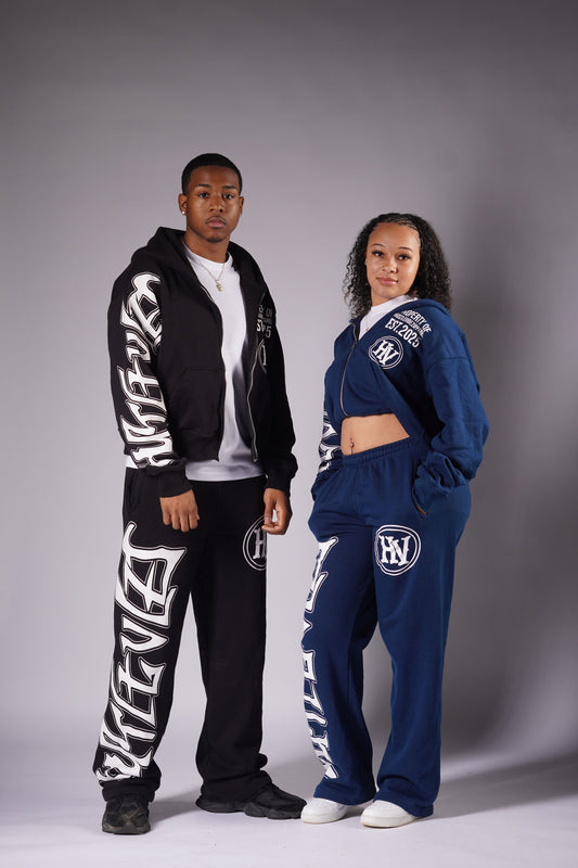 Hustle Vibez Winter Set – Black / White